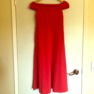 Banana Republic off the shoulder long dress. New!